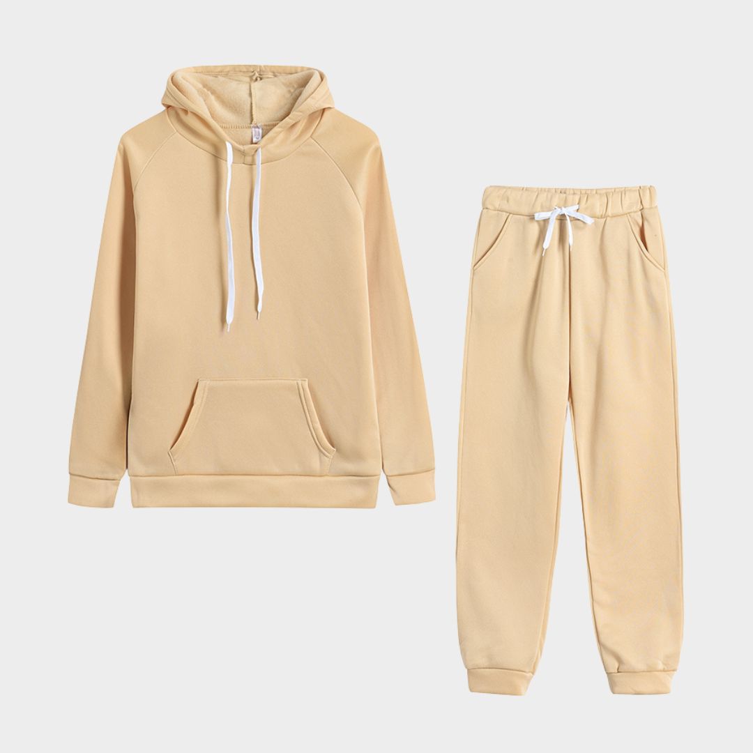Women's Autumn Winter Tracksuit - Hoodies & Jogging Pants Set, Fleece Sweatshirt Pullover (Multiple Colors)