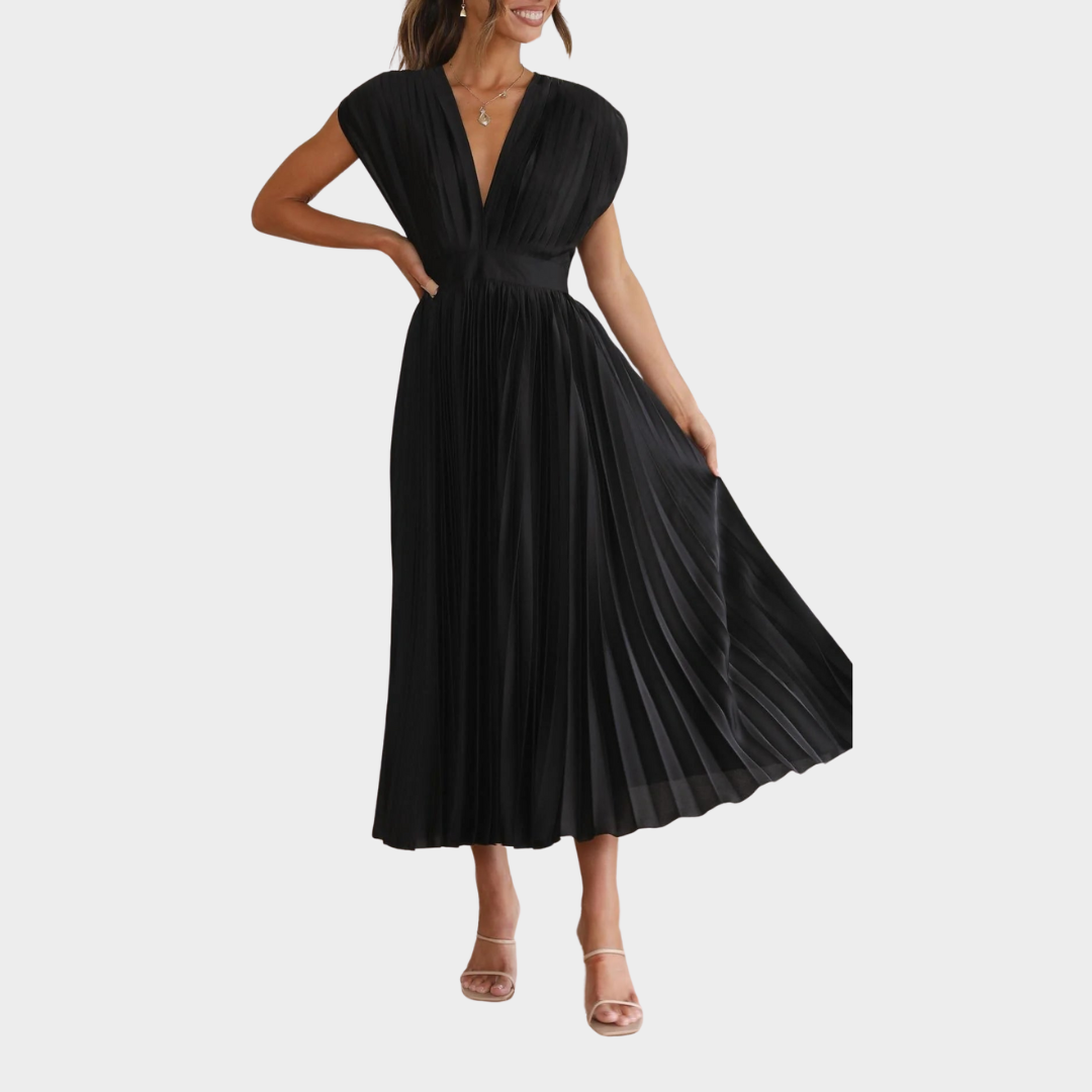 Women's Strapless Backless Party Dress – Short Sleeve – Elegant Patchwork – Multiple Colours