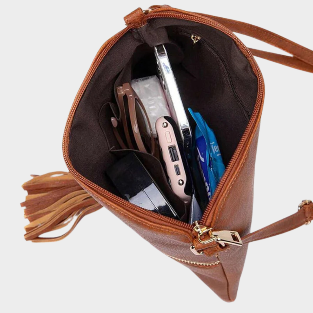 Women’s Retro PU Leather Shoulder Bag – Large Capacity Crossbody Design – Soft Solid Colour Handbag – High-Quality Lightweight Feel – Multiple Colours