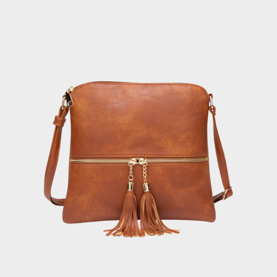 Women’s Retro PU Leather Shoulder Bag – Large Capacity Crossbody Design – Soft Solid Colour Handbag – High-Quality Lightweight Feel – Multiple Colours