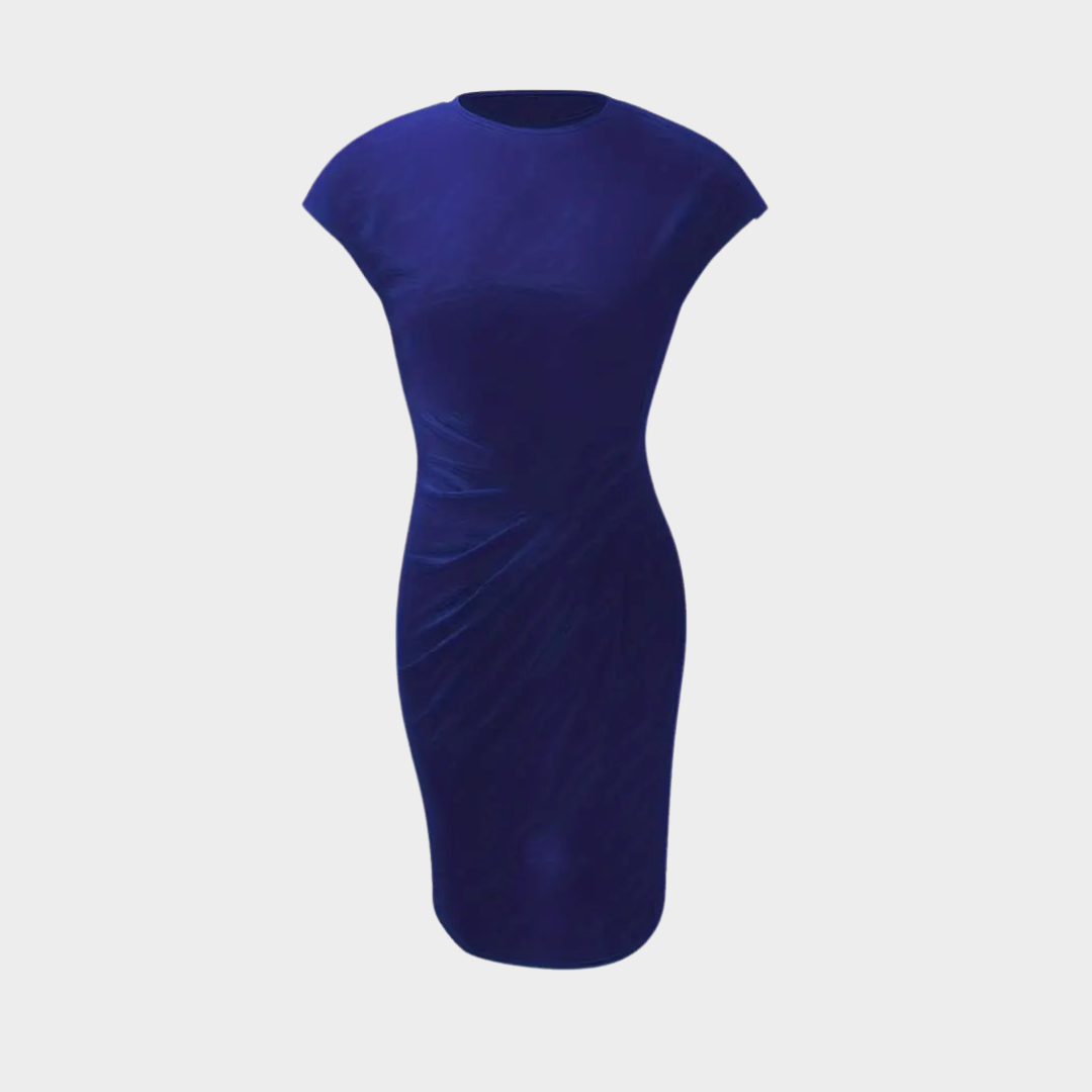 Women's Elegant Scoop Neck Dress – Classic Fit – Timeless & Versatile – Soft & Comfortable Fabric – Multiple Colours