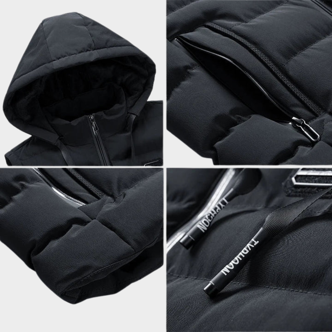 Men's Hooded Vest Jacket – Casual Sleeveless Waistcoat – Warm Zip-Up Gilet – Multiple Colours