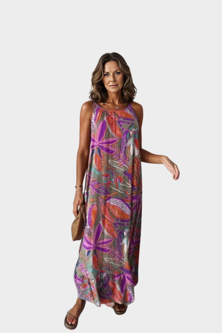 Portofino Floral Maxi Dress