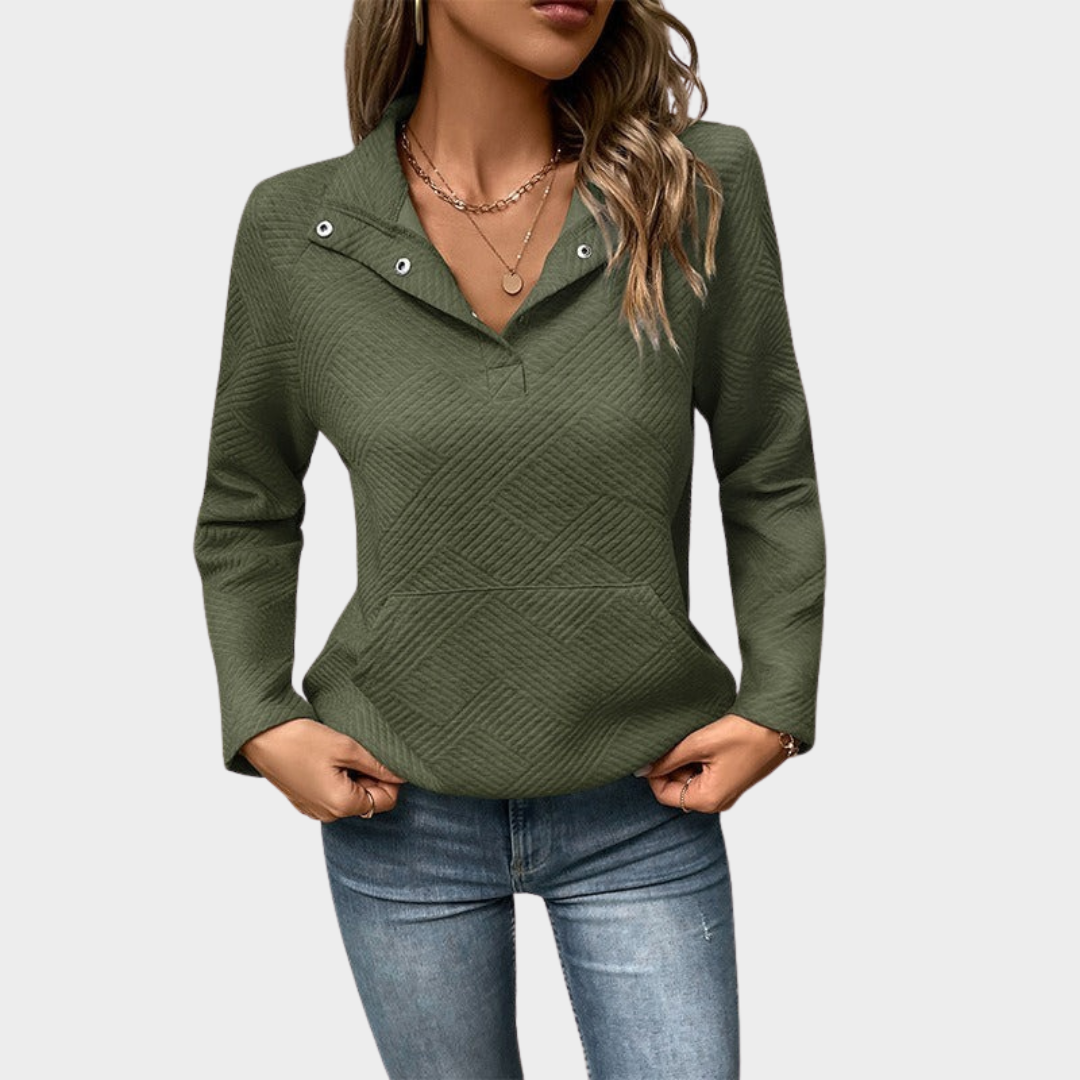 Women’s Loose Fit Long Sleeve Sweatshirt – Casual Vintage Pullover Top Streetwear – Soft Comfortable Fabric – Multiple Colours