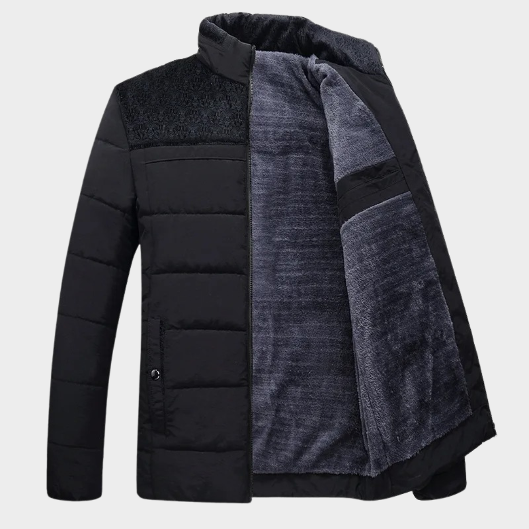 Men’s Warm Windproof Jacket – Thick Fleece Lined Casual Outerwear Coat – Multiple Colours