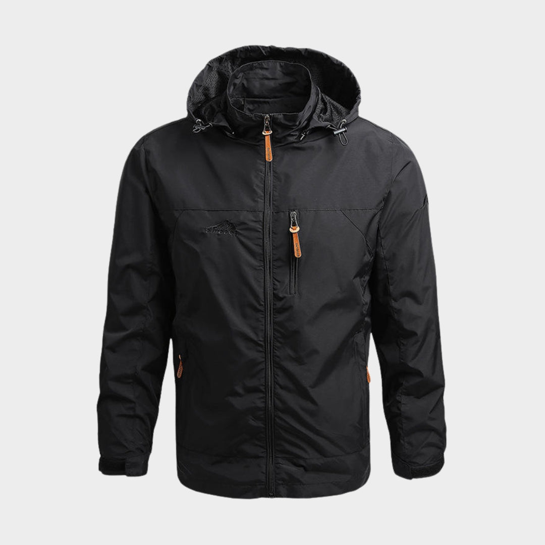 Men's Tactical Waterproof Windbreaker Jacket - Military Hunting Coat with Pockets, Black, Blue, and More