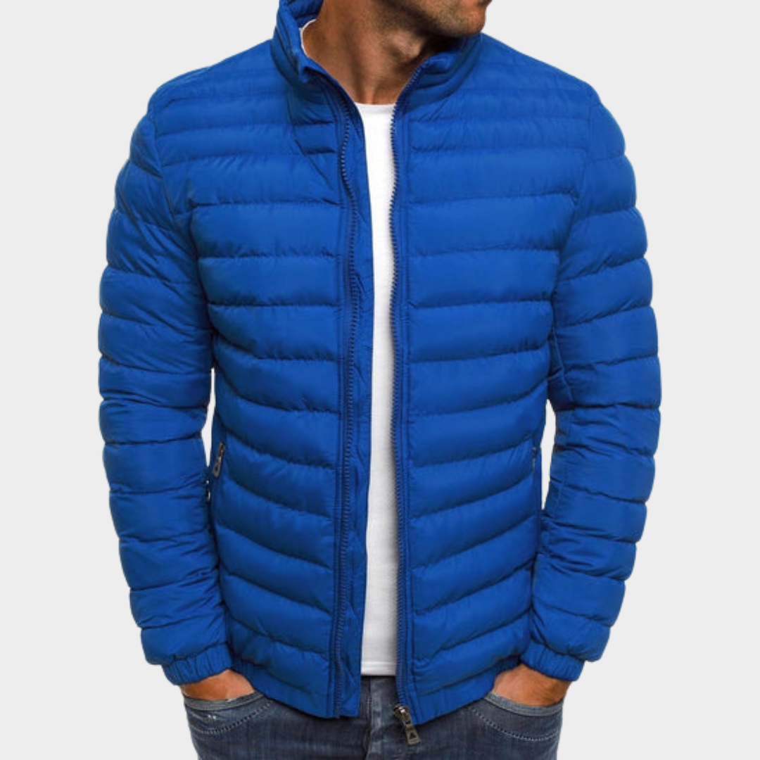 Men's Puffer Jacket – Zipper Closure – Warm & Insulated – Streetwear – Multiple Colours