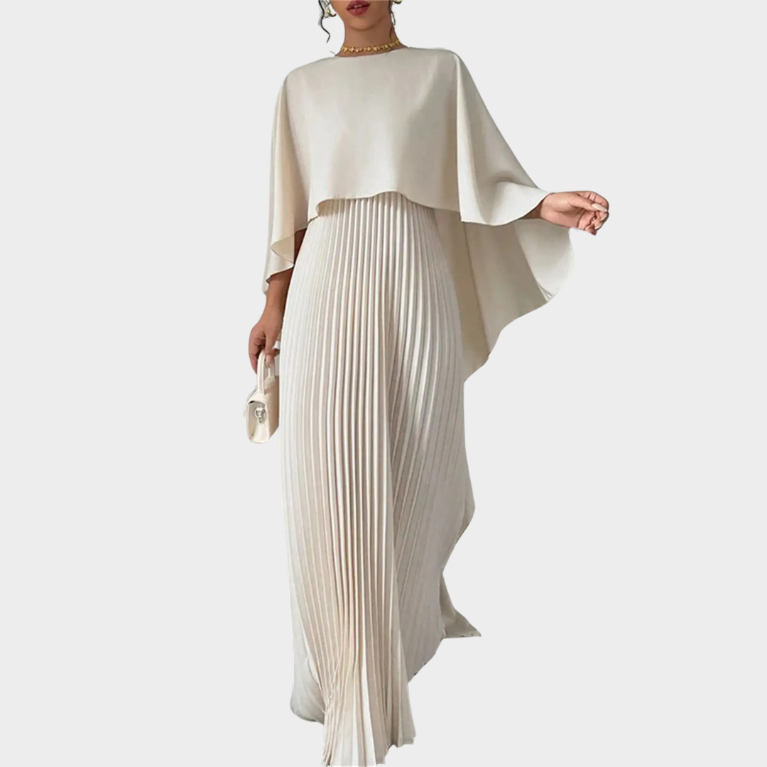 Women's Asymmetrical Long Sleeve Dress – Elegant Sheath Fit – O-Neck Style – Multiple Colours