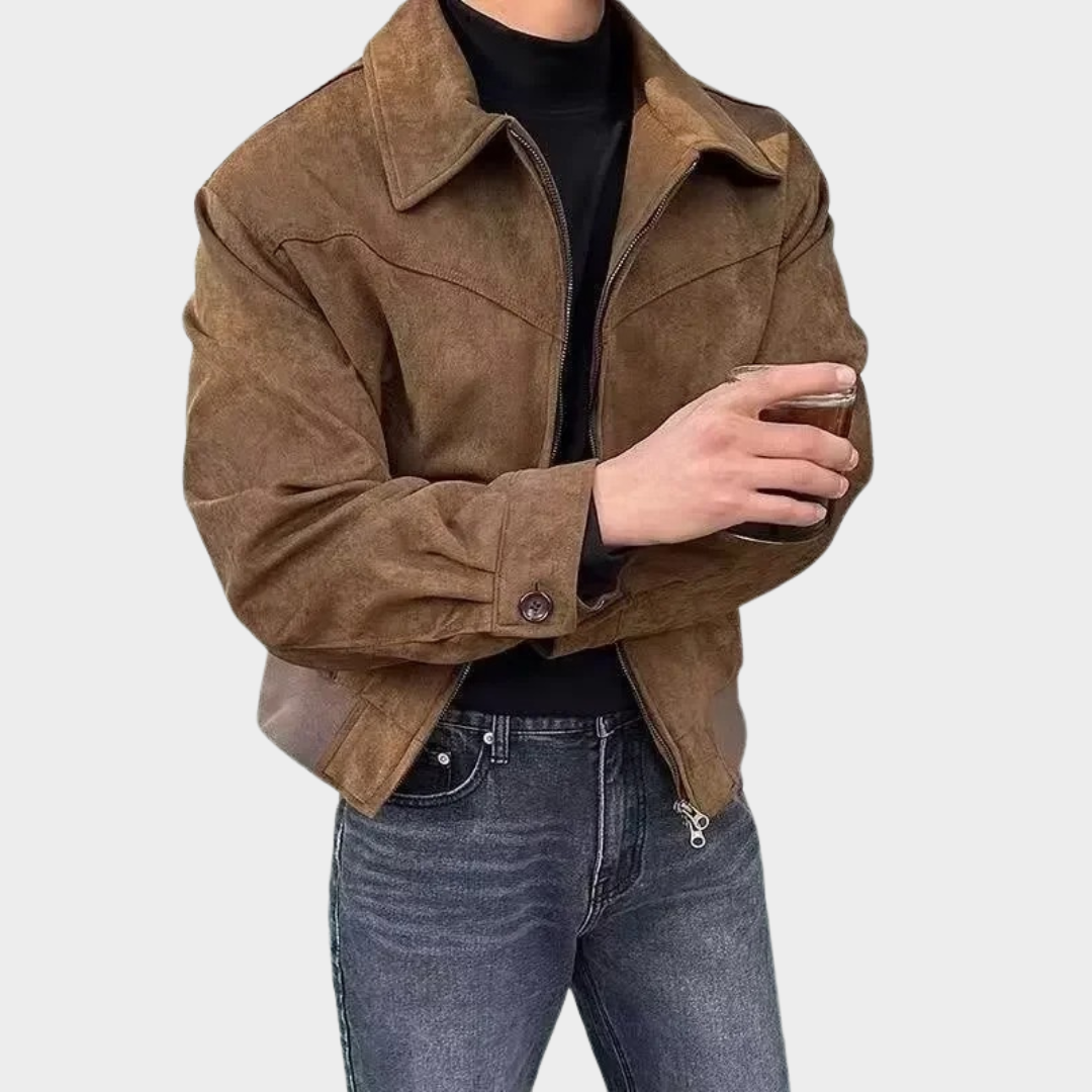Men’s Vintage  Jacket – Zip Closure – Classic Fit – Soft & Durable – Functional Pockets – Multiple Colours