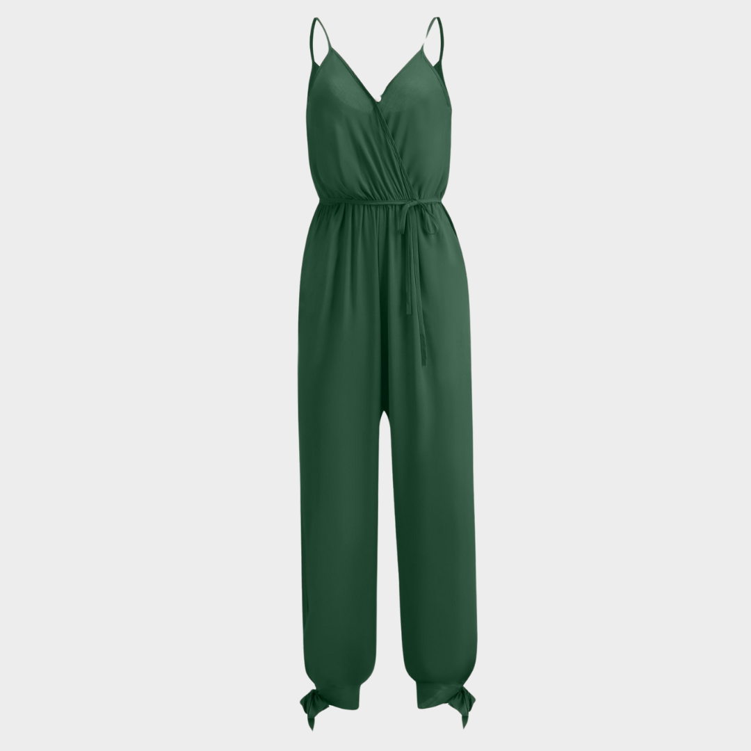 Women's Floral Print Jumpsuit – Bohemian Wide-Leg Romper – Multiple Colours