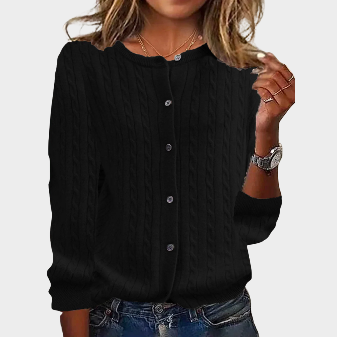 Women’s Knit Cardigan – Lightweight Elegant Streetwear Sweater Coat with Casual Fit – Multiple Colours