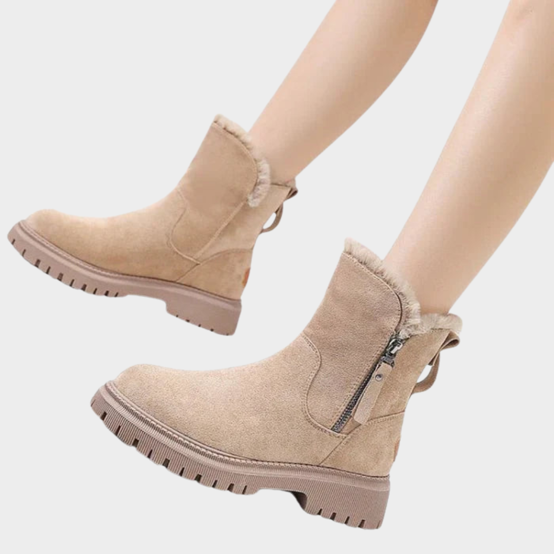 Women's Snow Boots – Mid-Top Design – Plush Lining – Warm & Comfortable – Non-Slip Sole – Multiple Colours