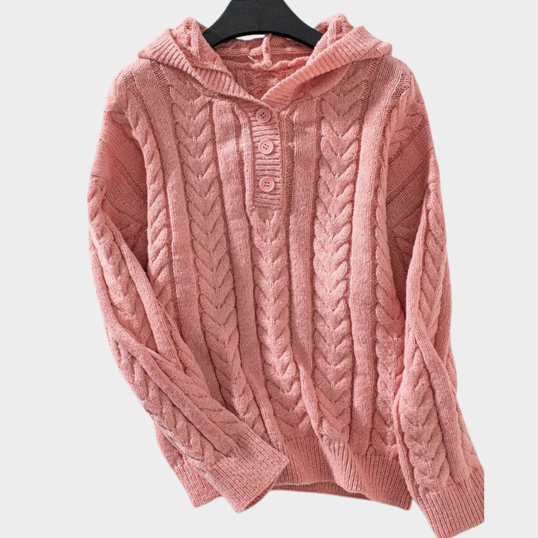 Women Knitted Turtleneck Sweater – Loose Fit Soft Comfortable Pullover Top – Multiple Colours