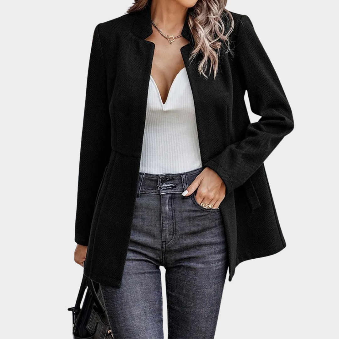 Women’s Casual Suit Cardigan Jacket – Loose Fit Lightweight Outerwear – Multiple Colours