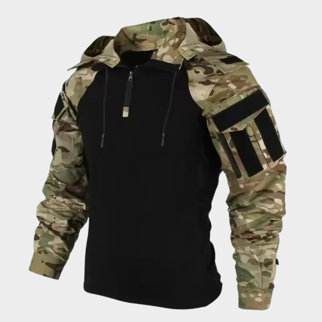 Men Tactical Utility Jacket – Weather-Resistant Outdoor Coat with Multiple Pockets – Durable Construction – Multiple Colours