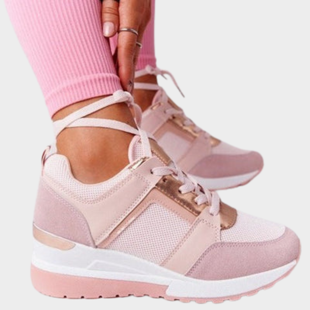 Women's Platform Sneakers – Casual Wear-Resistant Shoes – Lightweight & Comfortable – Multiple Colours