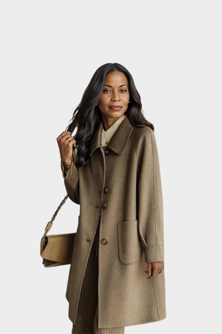 Mira Mid-Length Wool Coat