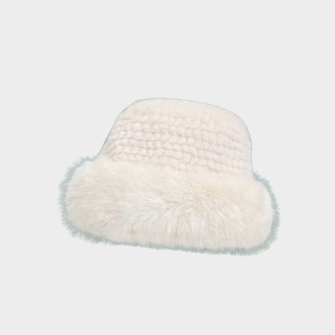 Women’s Winter Hat – Korean Fashion - Thick Warm Faux Fur Fisherman Hat in Multiple Colors