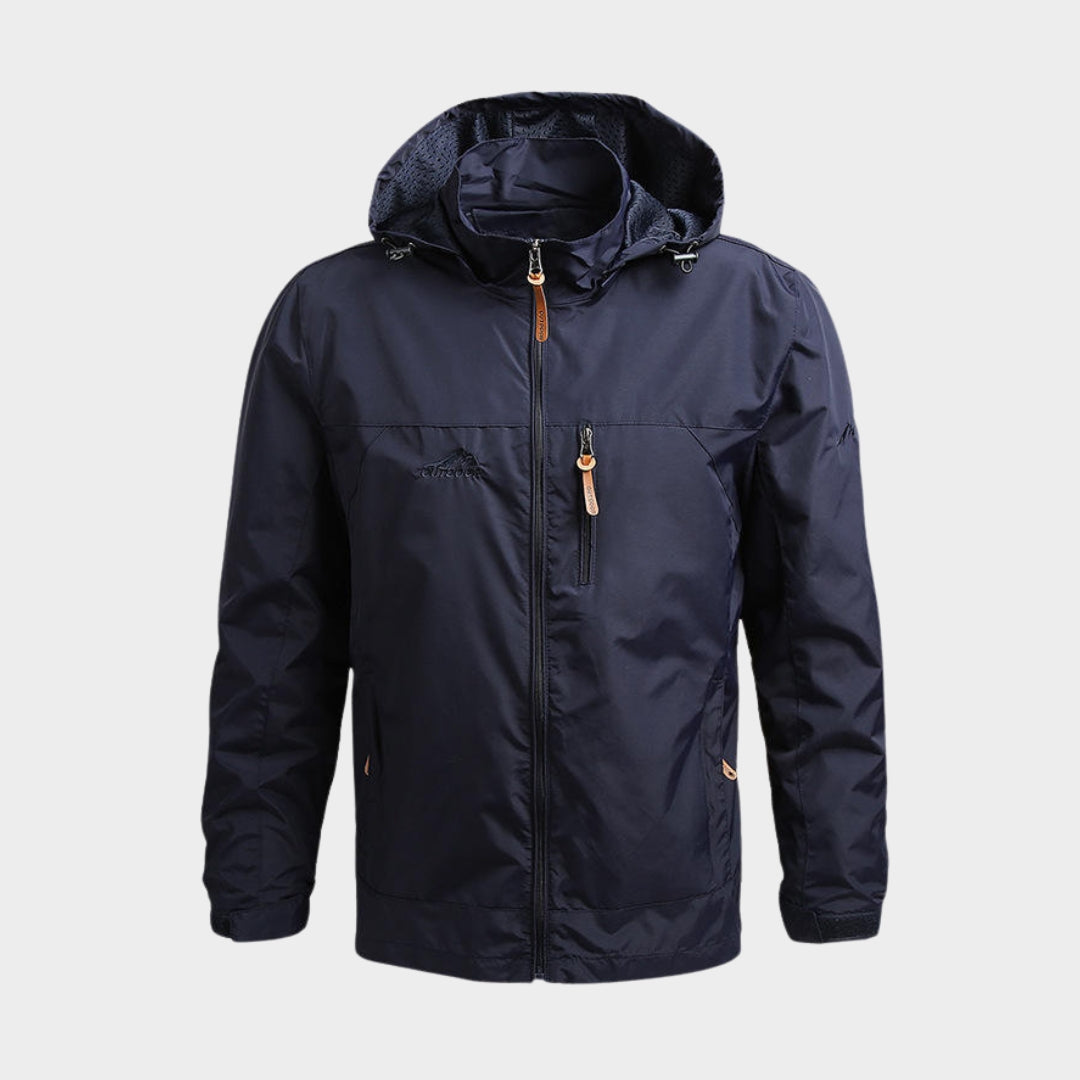 Men's Tactical Waterproof Windbreaker Jacket - Military Hunting Coat with Pockets, Black, Blue, and More