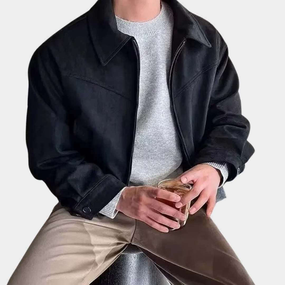 Men’s Vintage  Jacket – Zip Closure – Classic Fit – Soft & Durable – Functional Pockets – Multiple Colours