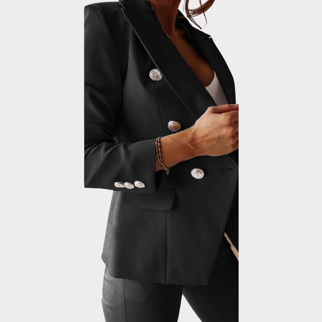 Women's Formal Blazer & Trouser Set – Tailored Fit – Elegant Business Wear – Classic Design – Multiple Colours