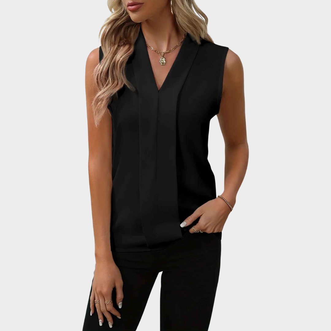 Women's Long Sleeve Blouse - Elegant Button-Up Casual Shirt - Lightweight Fabric - Multiple Colours