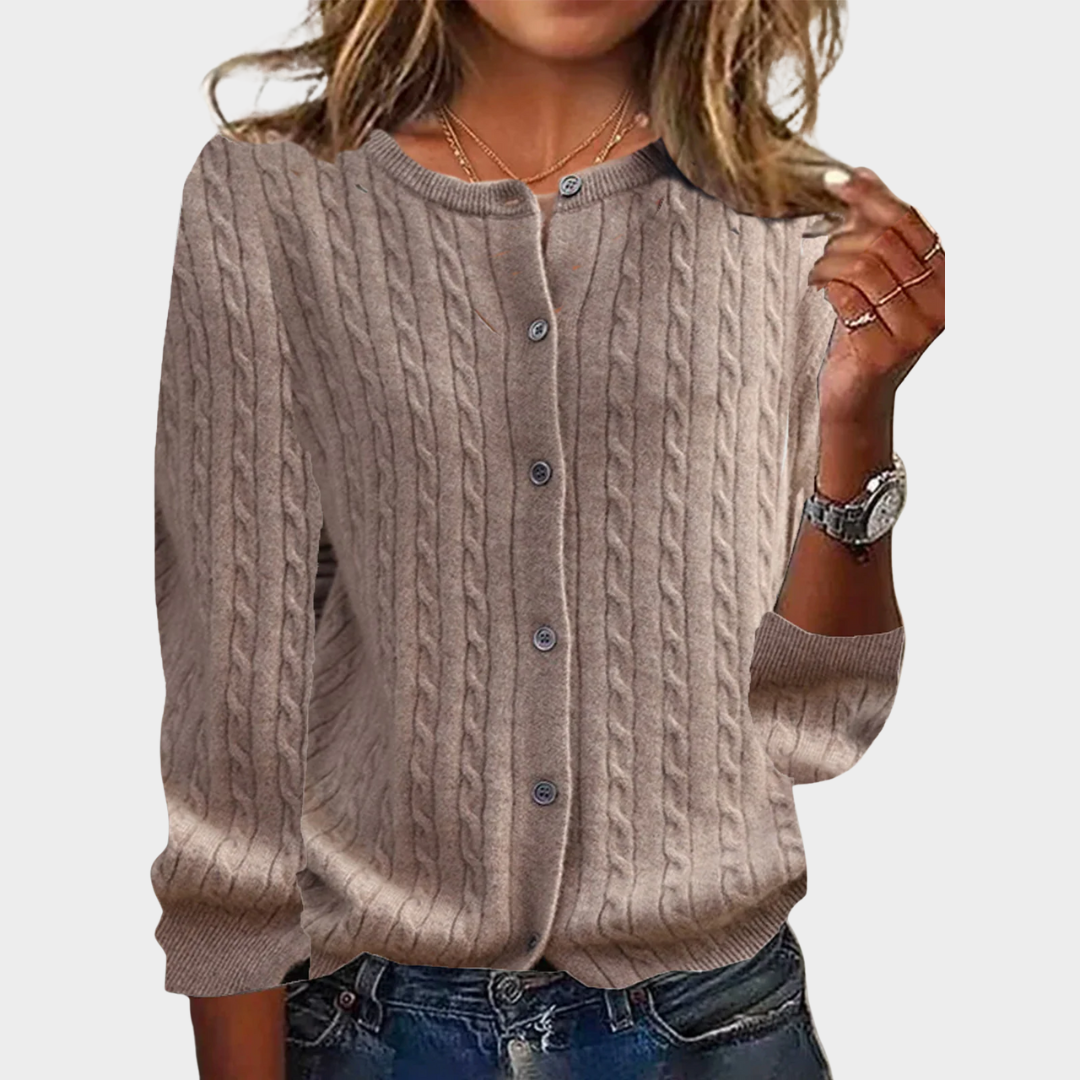Women’s Knit Cardigan – Lightweight Elegant Streetwear Sweater Coat with Casual Fit – Multiple Colours