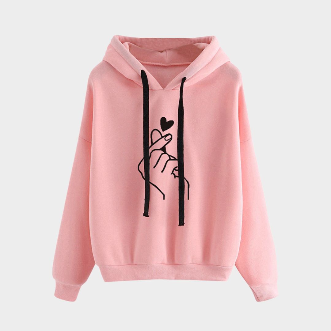 Women's Autumn Fleece Hoodie - Solid Color Korean Fashion Sweatshirt with Drawstring & Pockets (Yellow, Grey, and More)