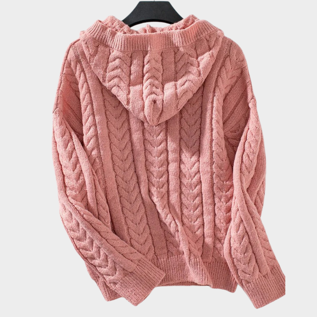 Women Knitted Turtleneck Sweater – Loose Fit Soft Comfortable Pullover Top – Multiple Colours