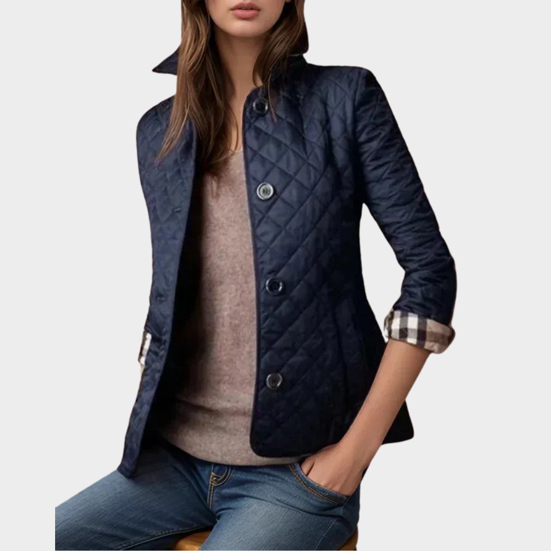 Women’s Slim-Fit Elegant Winter Jacket – Lightweight Single-Breasted Style – Commuter Design with Soft Lining – Multiple Colours