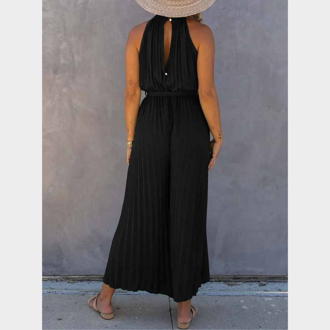 Women Jumpsuit – Off-the-Shoulder Halter Neck Design with Comfortable Fit Cotton Blend – Multiple Colours