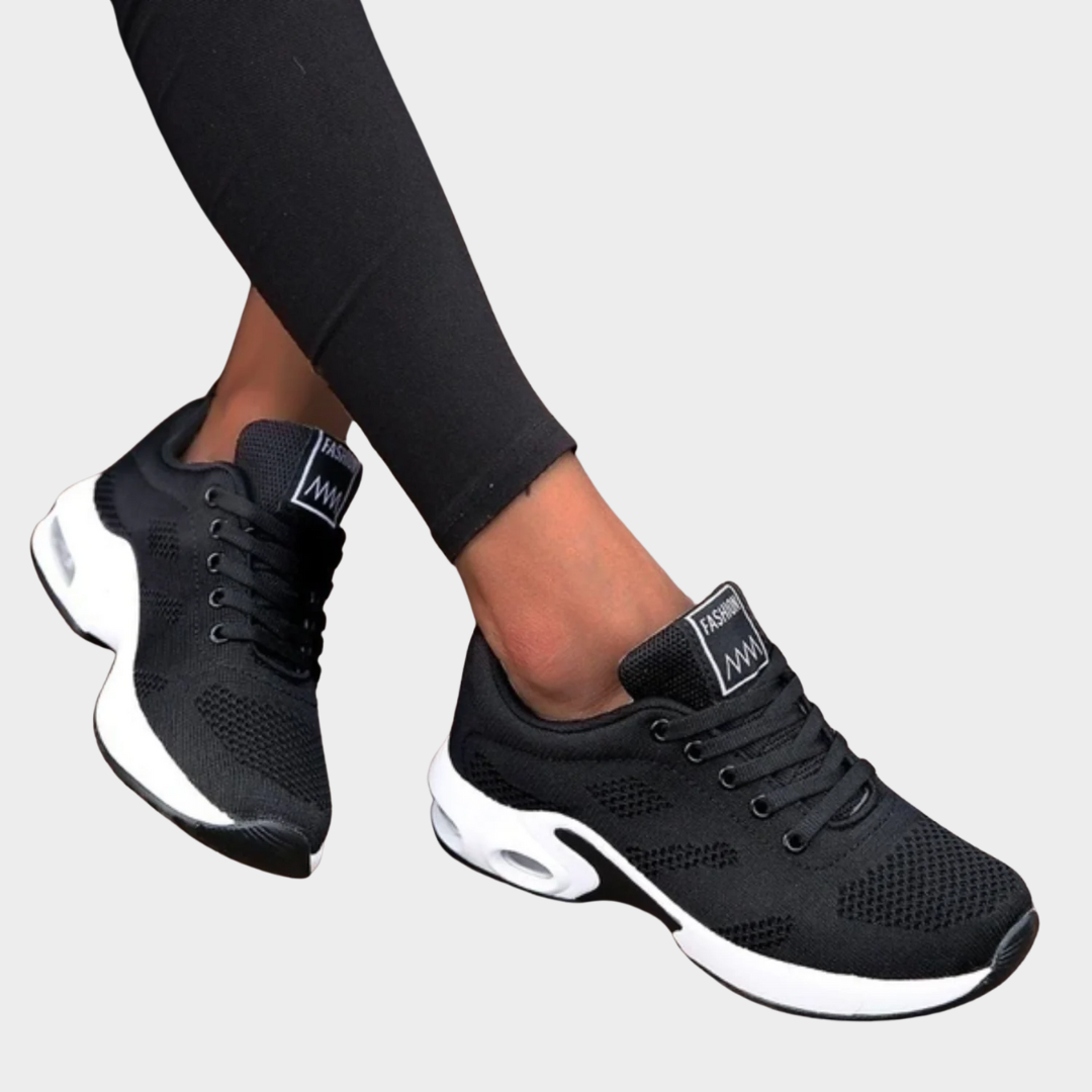 Women’s Lightweight Running Shoes – Breathable Casual Trainers – Lace-Up Sports Fit with Cushioned Sole – Multiple Colours
