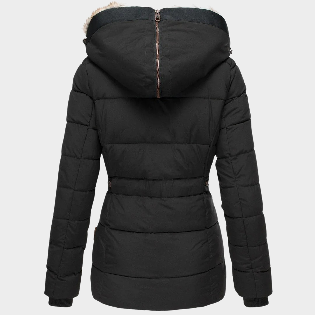 Women’s Hooded Puffer Jacket – Slim Fit Design with Insulating Padding and Modern Winter Style – Multiple Colours