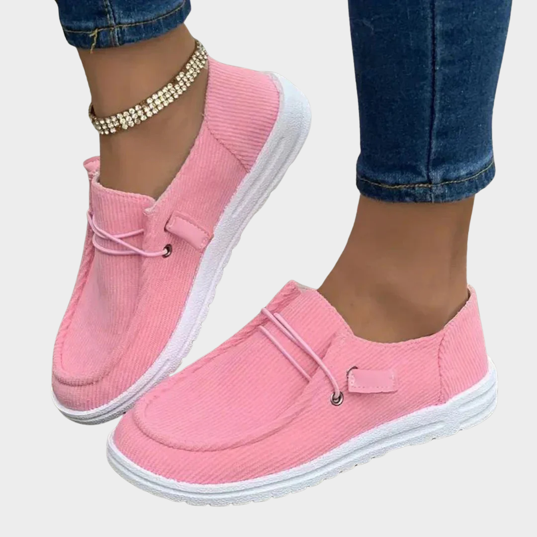 Women’s Casual Slip-On Sneakers – Lightweight Walking Shoes – Soft Comfort Fit – Multiple Colours