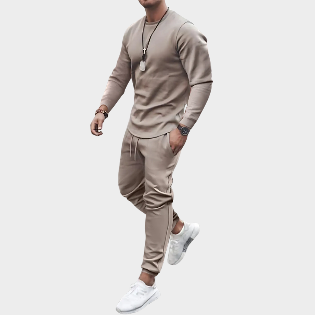 Men's Crewneck Sweatshirt – Casual Sportswear – Solid Colour – Soft Fabric – Relaxed Fit – Multiple Colours