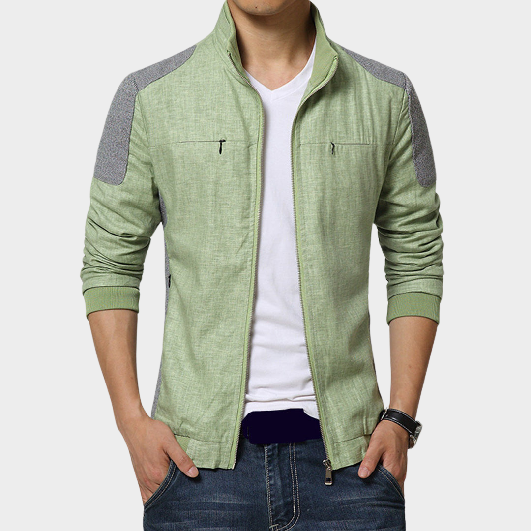 Men's Lightweight Jacket - Breathable Fabric - Casual Fit - Water-Resistant - Multiple Colours