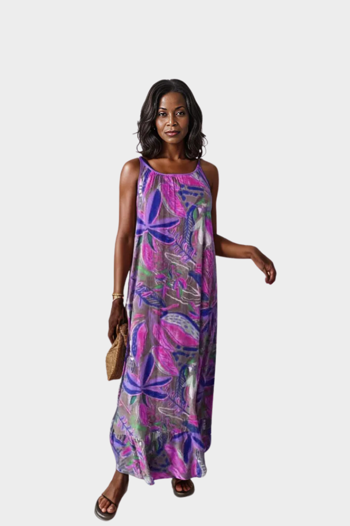 Portofino Floral Maxi Dress