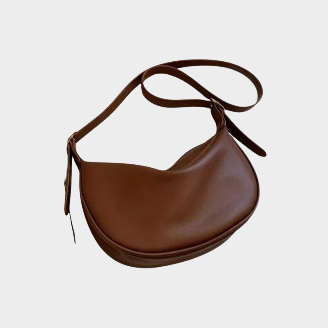 Women's Shoulder Crossbody Dumpling Bag – Small Versatile Structured Design with PU Leather – Multiple Colours