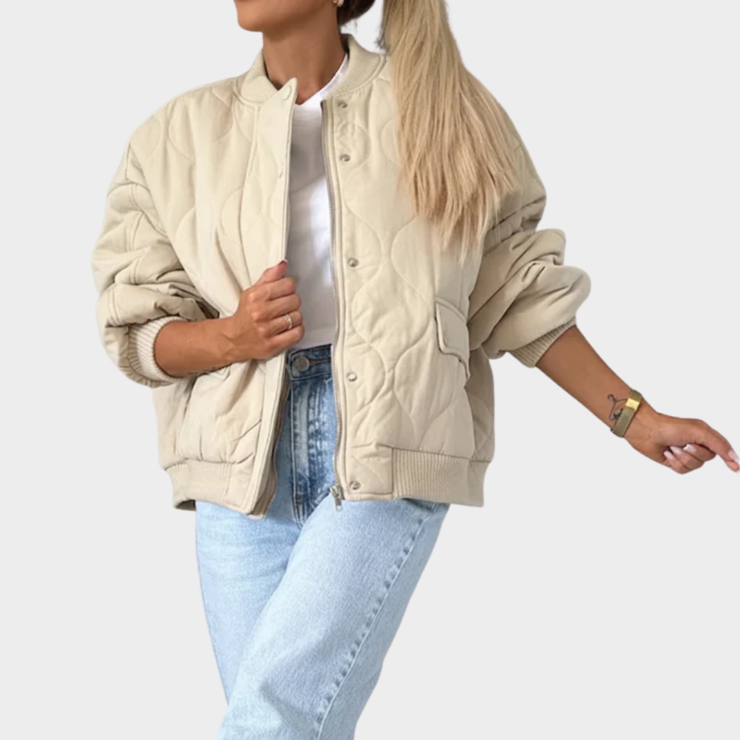 Women Cropped Padded Jacket – Single Breasted Long Sleeve Outerwear with Spliced Design and Warm Comfortable Fit – Stylish Casual Coat – Multiple Colours
