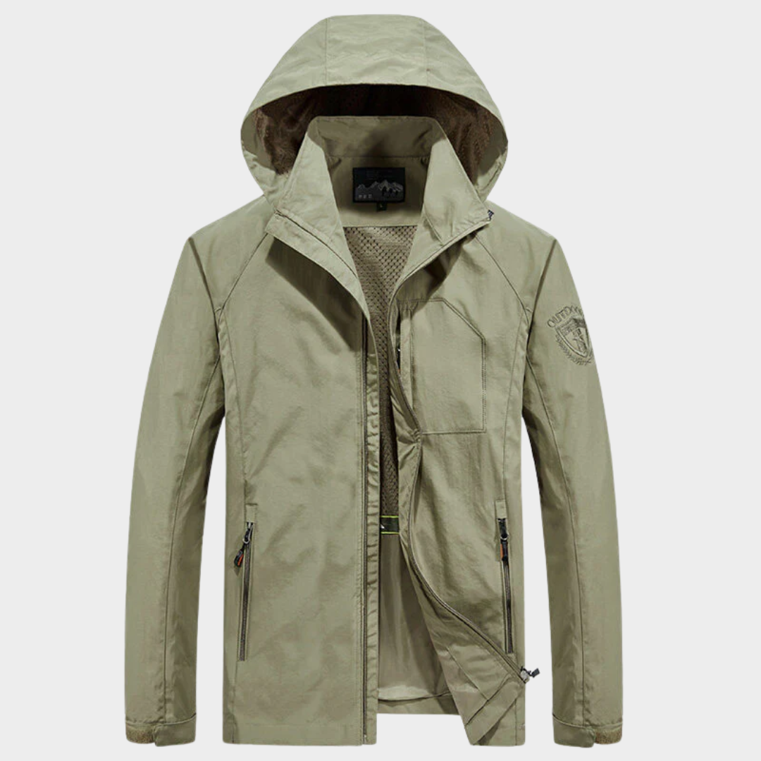 Men’s Workwear Jacket – Breathable Hooded Detachable Multi-Pocket Outerwear Coat – Multiple Colours