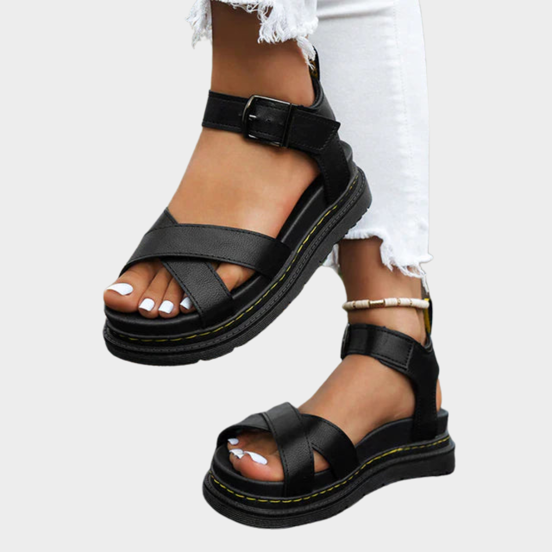 Women's Platform Sandals – Flat Sole – Comfortable & Stylish – Open Toe – Fashionable Beach Wear – Multiple Colours