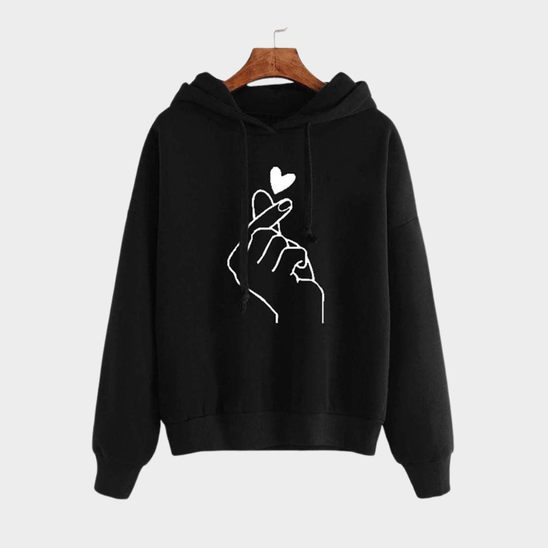 Women's Autumn Fleece Hoodie - Solid Color Korean Fashion Sweatshirt with Drawstring & Pockets (Yellow, Grey, and More)