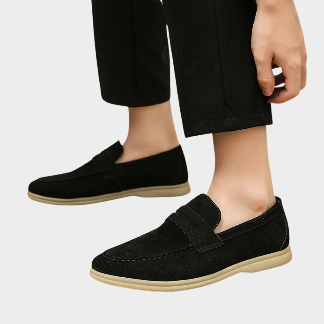 Men’s Genuine Leather Loafers – Business & Casual Shoes – Lightweight Driving Moccasins – Multiple Colours