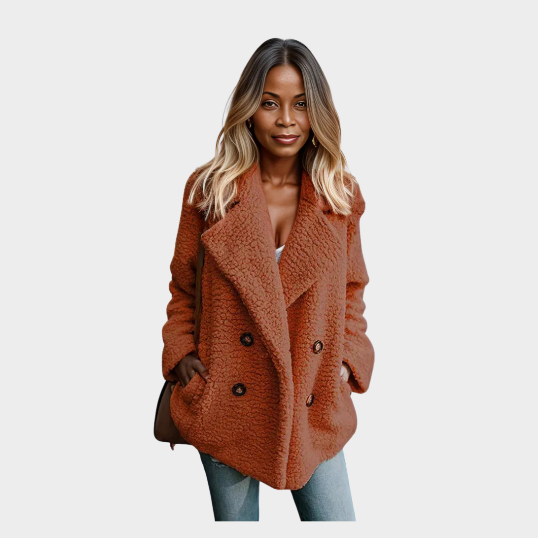 Women’s Fluffy Teddy Coat – Warm Artificial Fleece, Winter Jacket, Cozy Fit, Multiple Colors