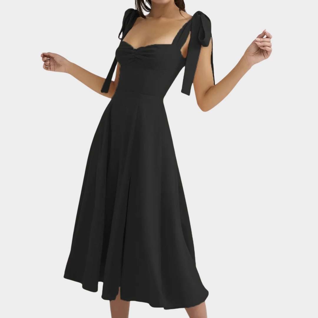 Women’s Long Chiffon Dress – Open Back – Relaxed Fit – Lightweight Flowing Skirt – Multiple Colours