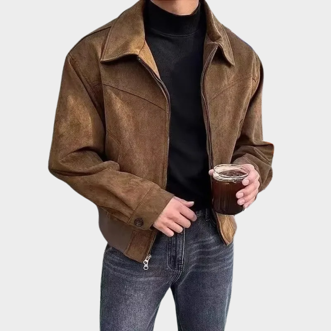 Men’s Vintage  Jacket – Zip Closure – Classic Fit – Soft & Durable – Functional Pockets – Multiple Colours