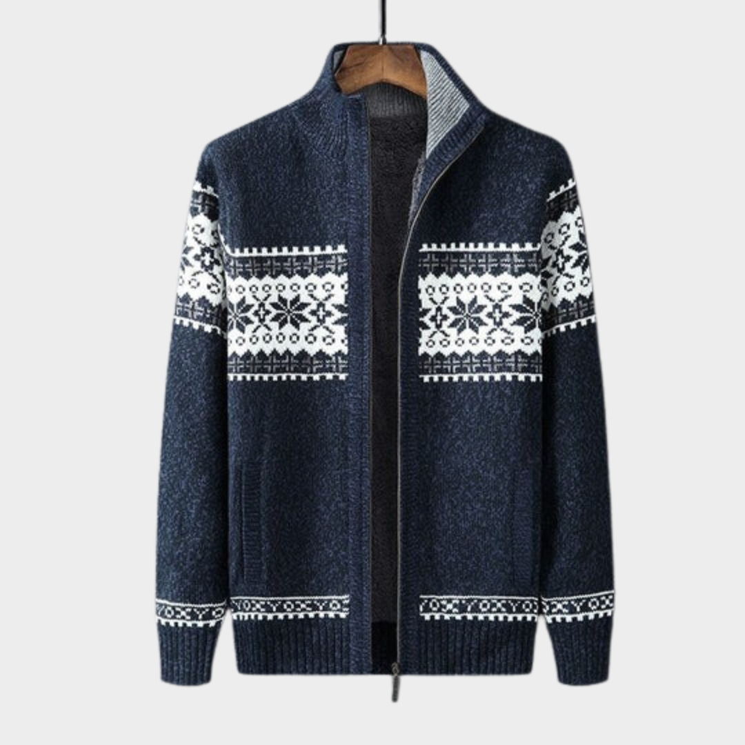 Men Cardigan Sweater – Wool Cotton Knitwear with Comfortable Fit – Classic Button Front Design – Soft Warm Durable Layer – Multiple Colours