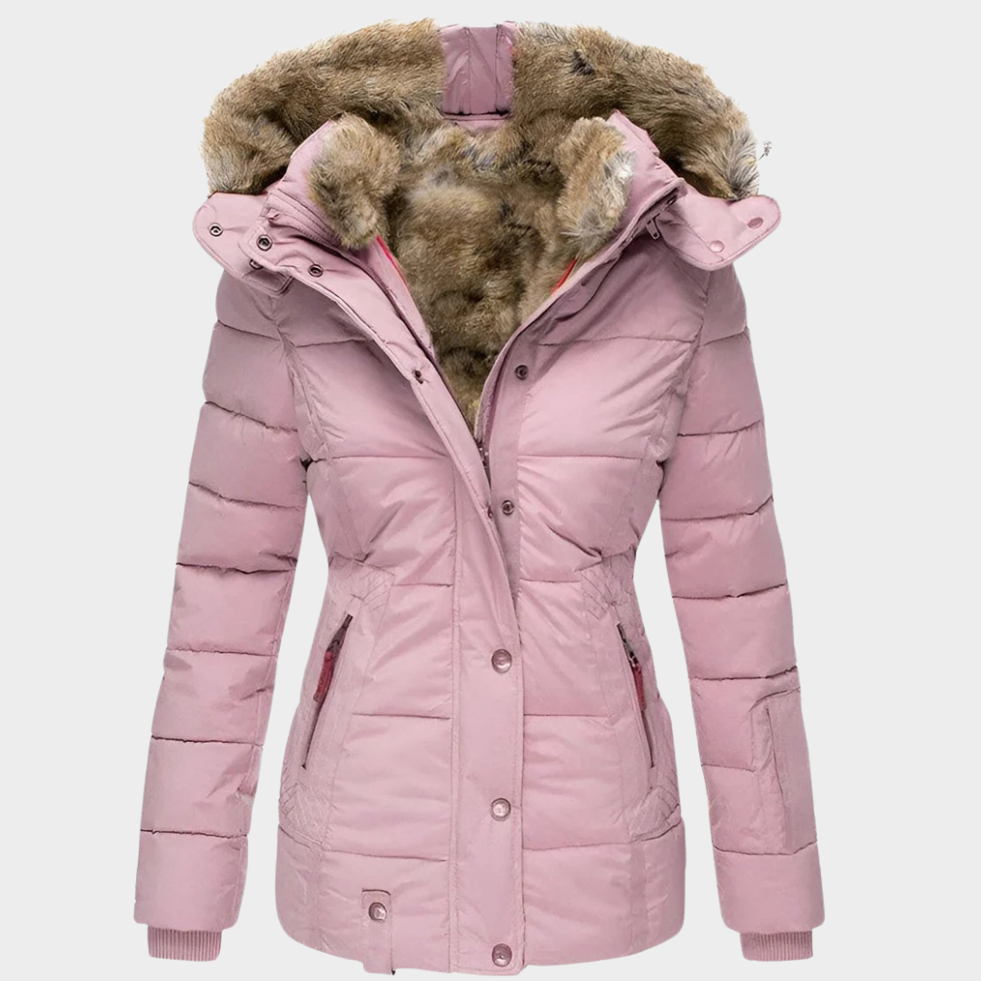 Women’s Hooded Puffer Jacket – Slim Fit Design with Insulating Padding and Modern Winter Style – Multiple Colours