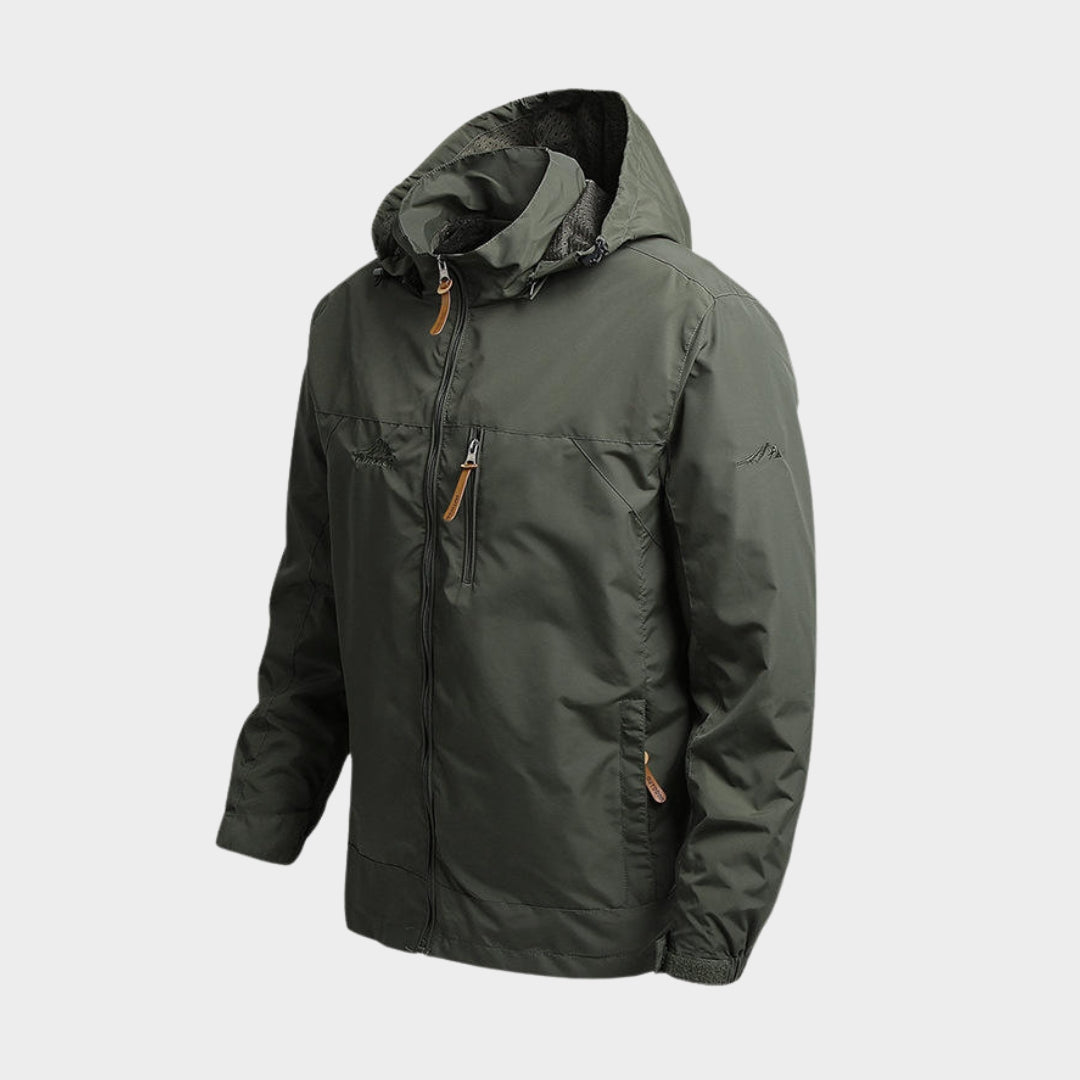 Men's Tactical Waterproof Windbreaker Jacket - Military Hunting Coat with Pockets, Black, Blue, and More