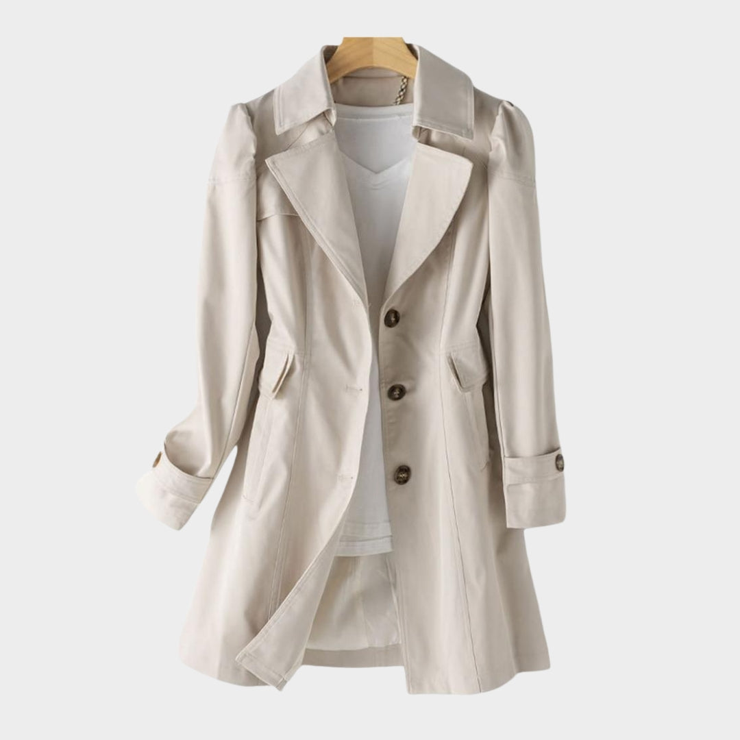 Spring Autumn Women’s Trench Coat – Mid-Length, Single-Breasted - Multiple Colours
